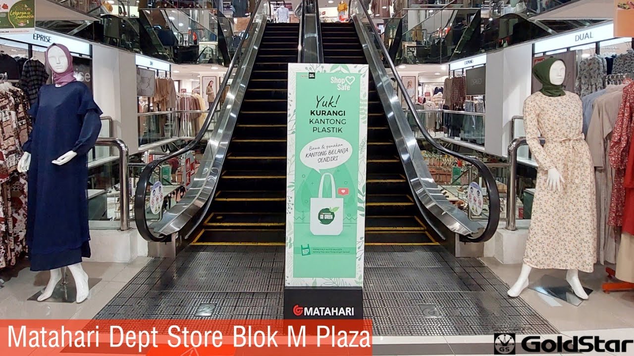 Goldstar Escalators at Matahari Department Store Blok M Plaza