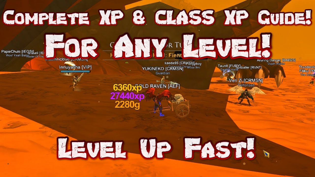 AQ3D Fast Xp & Class Xp Methods! For ANY LEVEL! AdventureQuest 3D