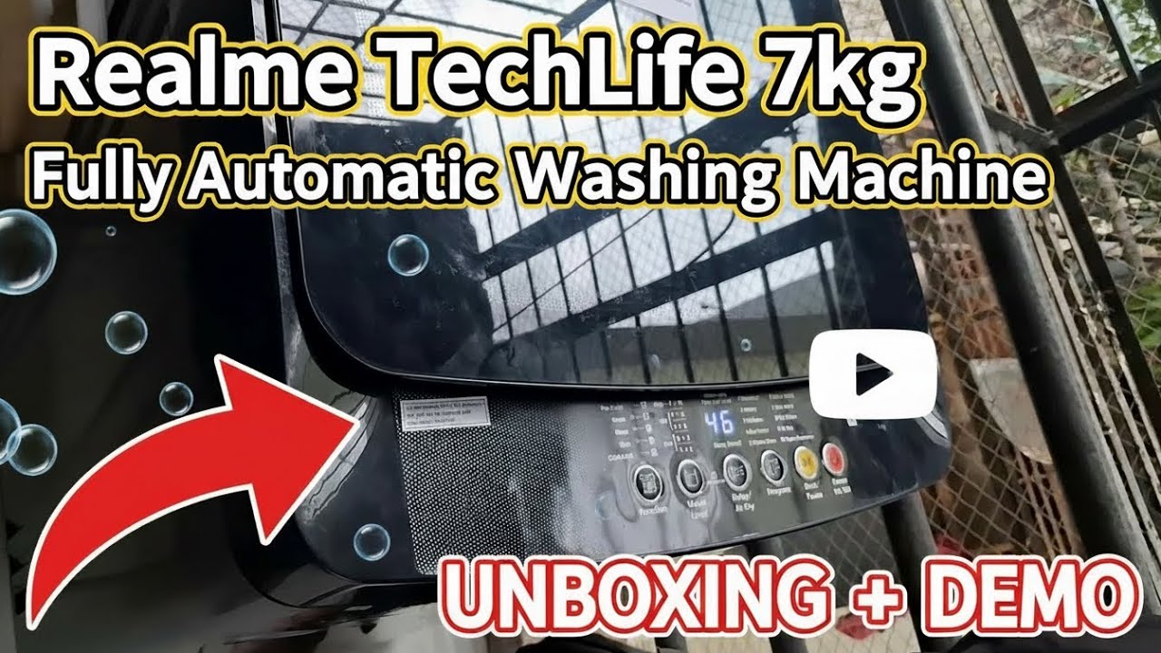 Realme TechLife 7kg Fully Automatic Washing Machine Unboxing & Review Best Budget Washing Machine?