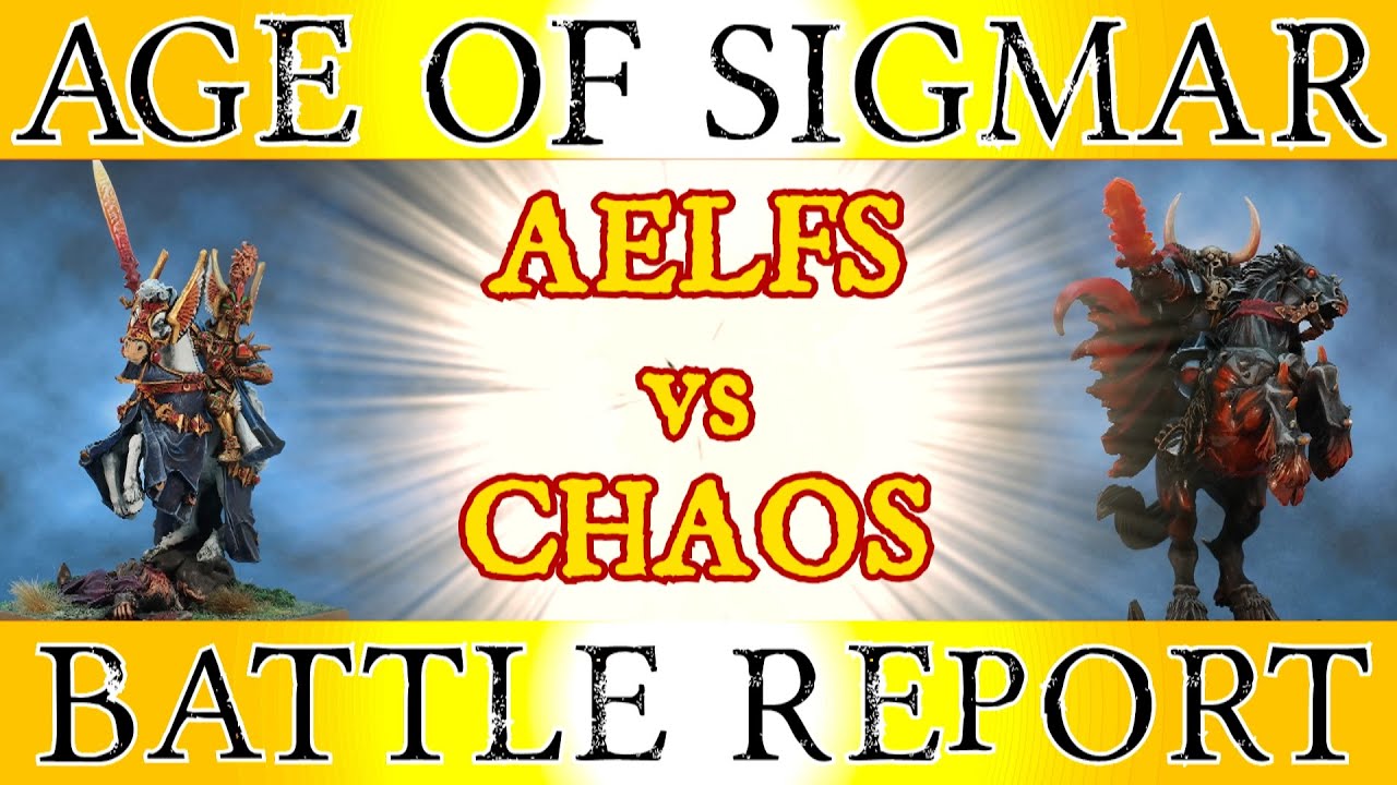 Aelves vs Chaos - Warhammer Age of Sigmar Battle Report - The Great Crusade, Ep 20