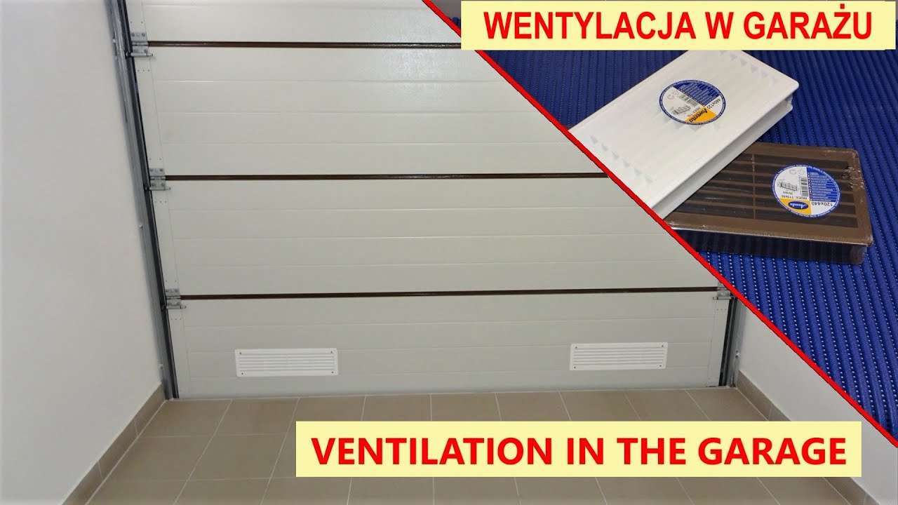Wentylacja w garażu, kratki wentylacyjne Awenta