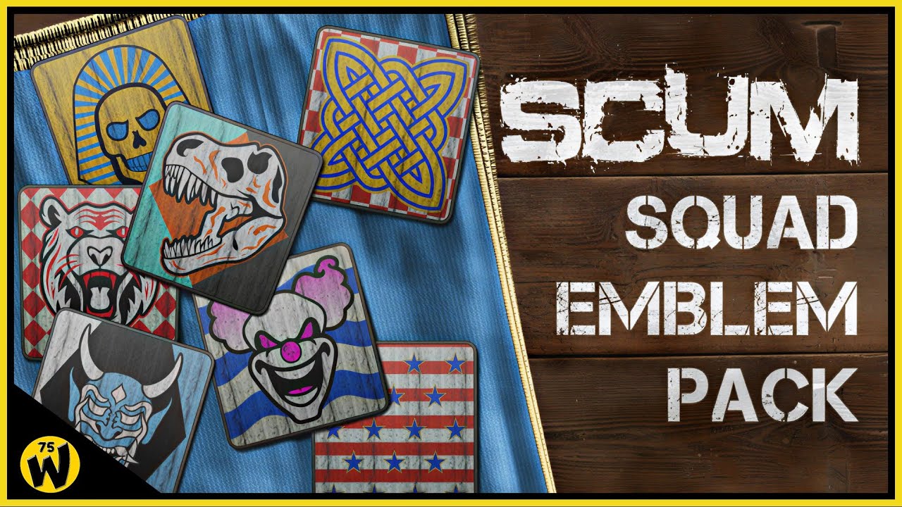 SCUM 1.2 - Новое DLC - Эмблемы отряда