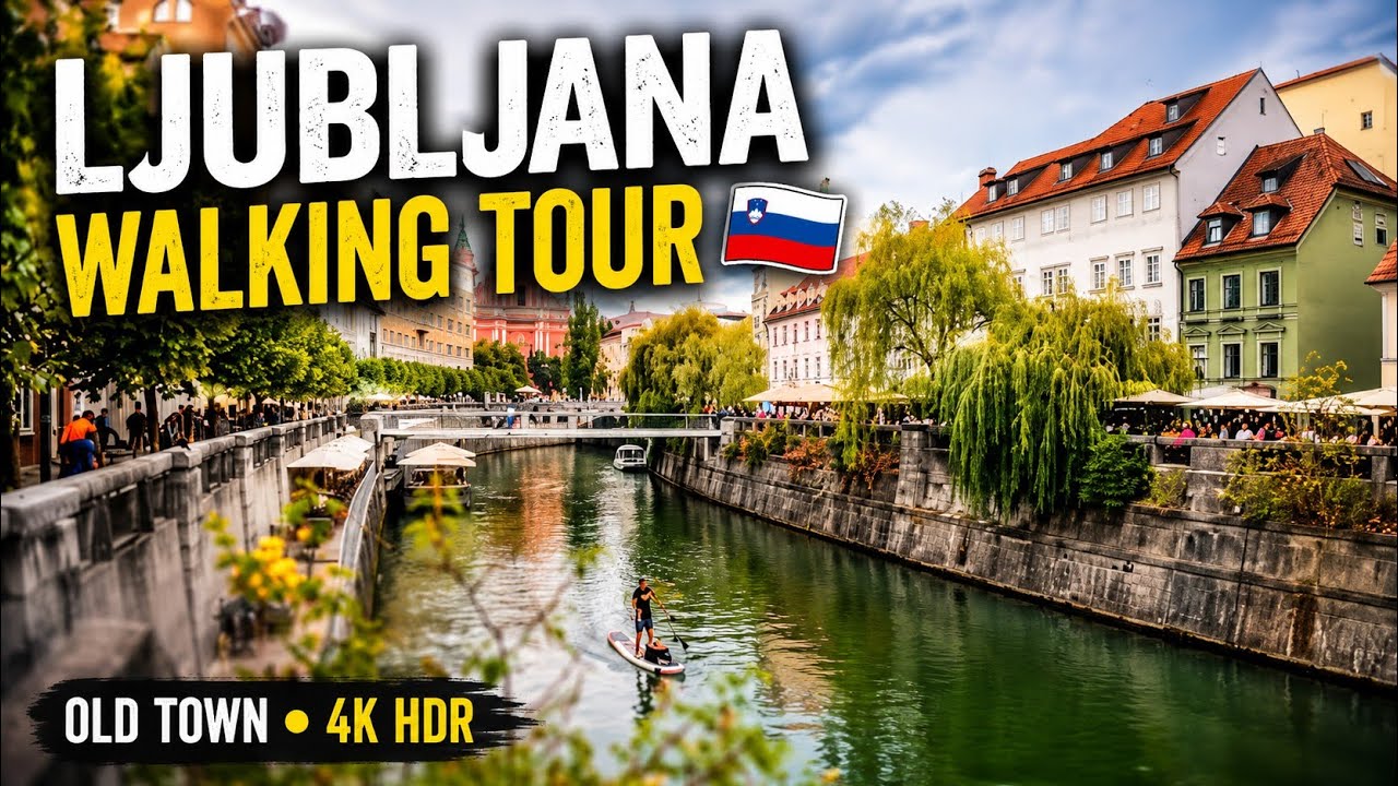 Ljubljana walking tour 2025 Slovenia