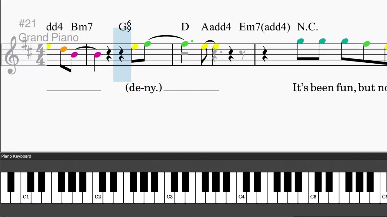 When Can I See You Again? by Owl City - Easy piano tutorials with leadsheet and chords