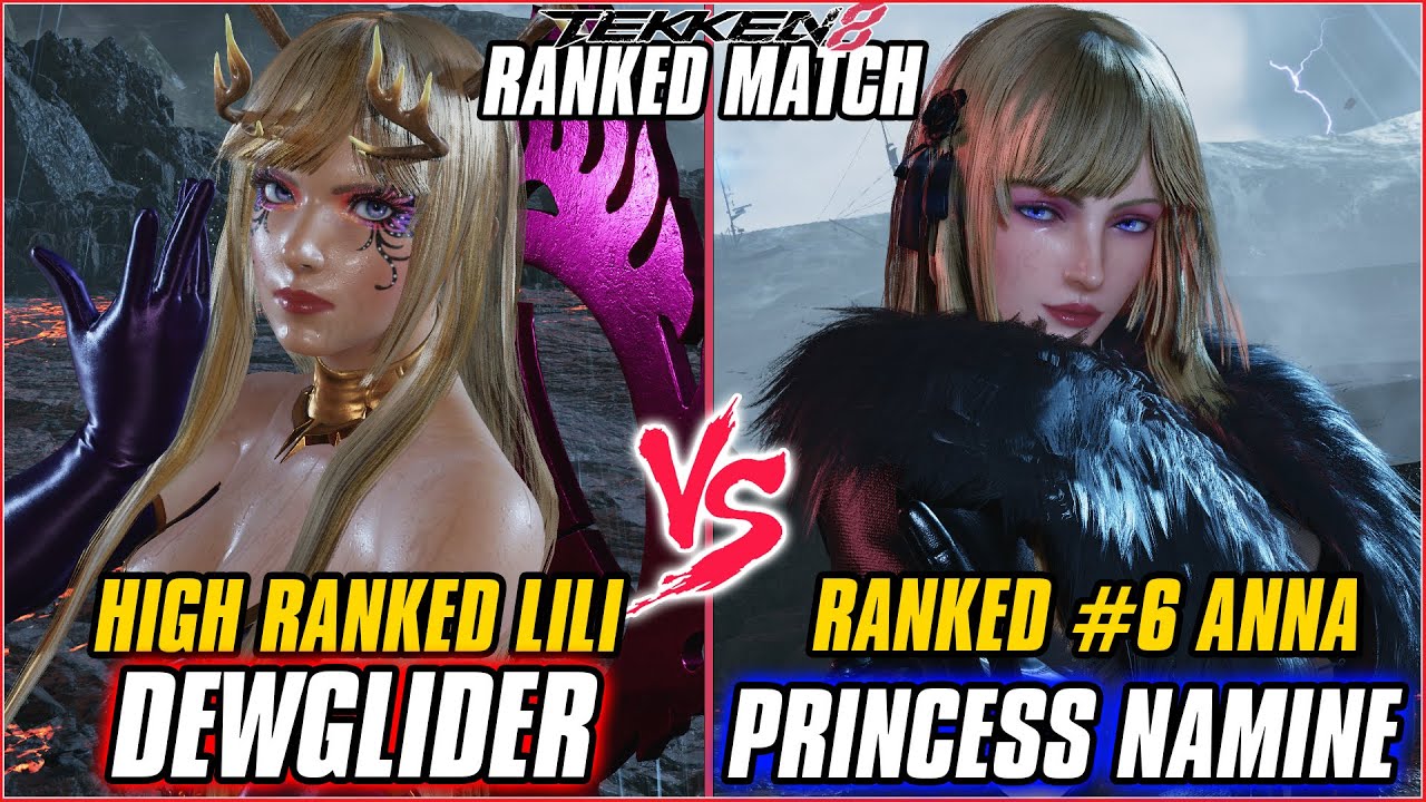 TEKKEN 8 ▰ DEWGLIDER (Lili) vs PRINCESS NAMINE (#6 Ranked Anna) ▰ T8 HIGH LEVEL GAMEPLAY