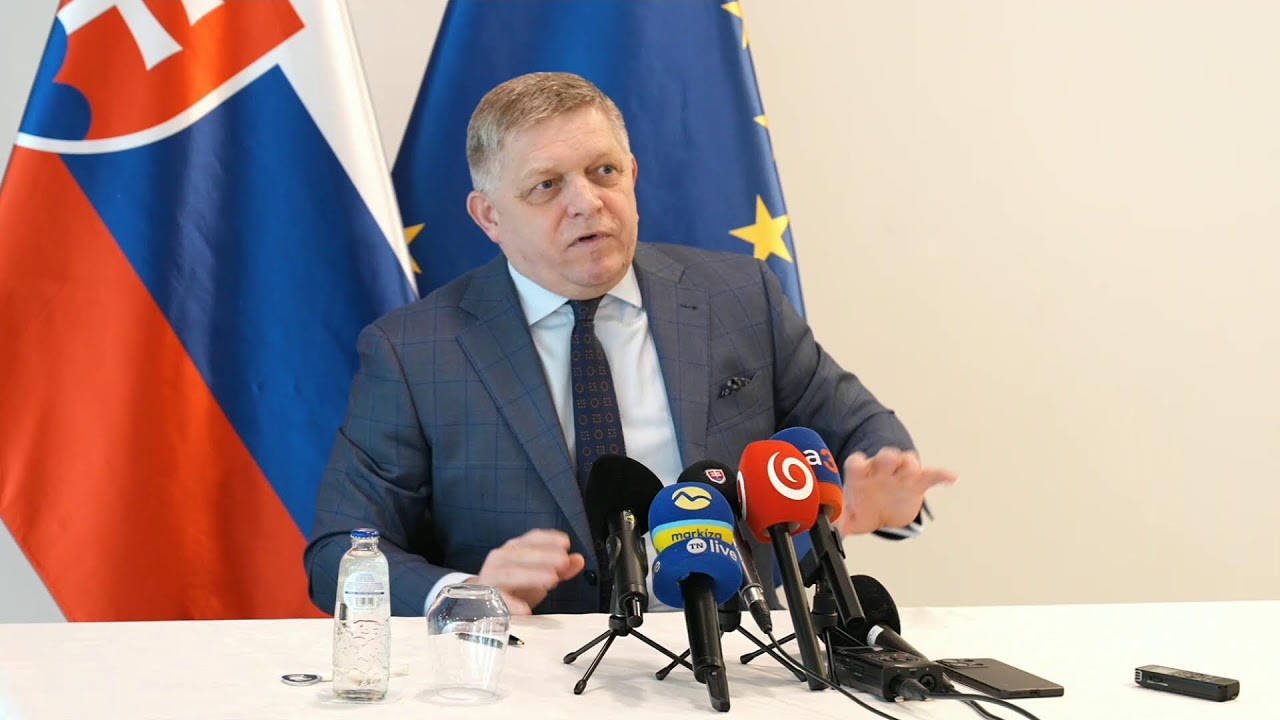 Tlačová konferencia predsedu vlády SR Roberta Fica po summite európskej rady v Bruseli