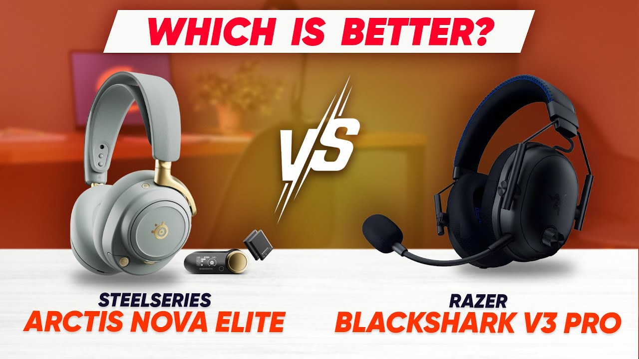 SteelSeries Arctis Nova Elite против Razer BlackShark V3 Pro &ndash; какая игровая гарнитура победит в ...