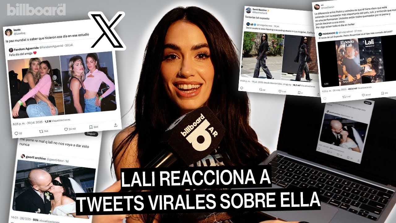 Lali reacciona a tweets virales sobre ella