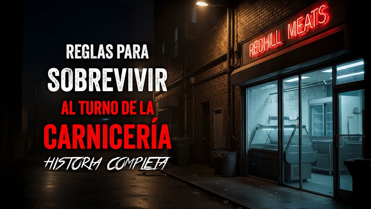 REGLAS para SOBREVIVIR al turno de la CARNICERÍA / HISTORIA COMPLETA / Creepypasta