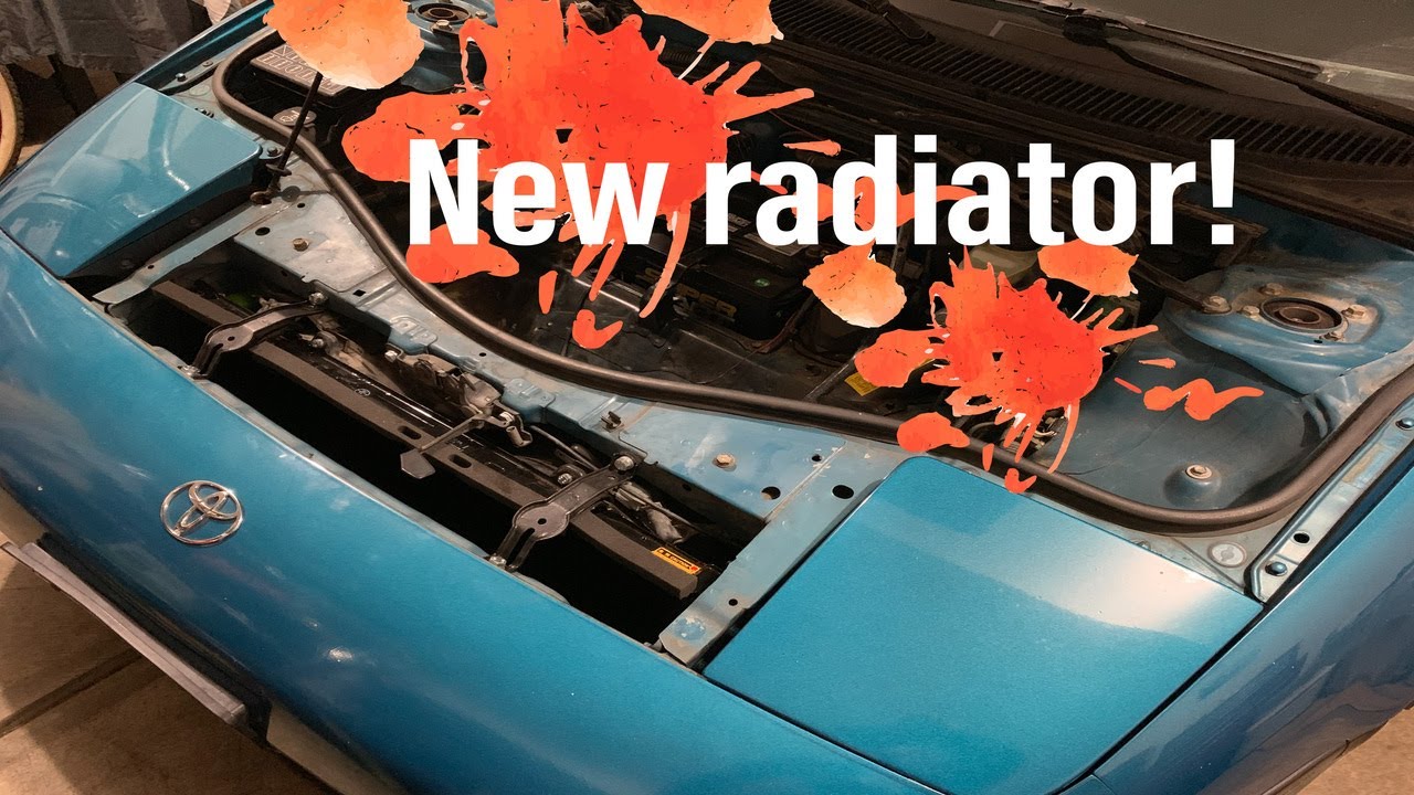 New OEM radiator install || Supercharged V6 Toyota MR2(SW20)