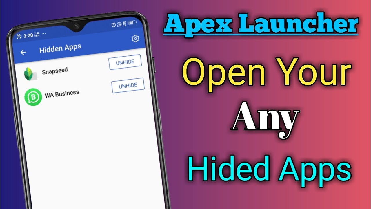 How To Open Hidden Apps From Apex Launcher | एपेक्स लॉन्चर से छिपे हुए ऐप्स कैसे खोलें।