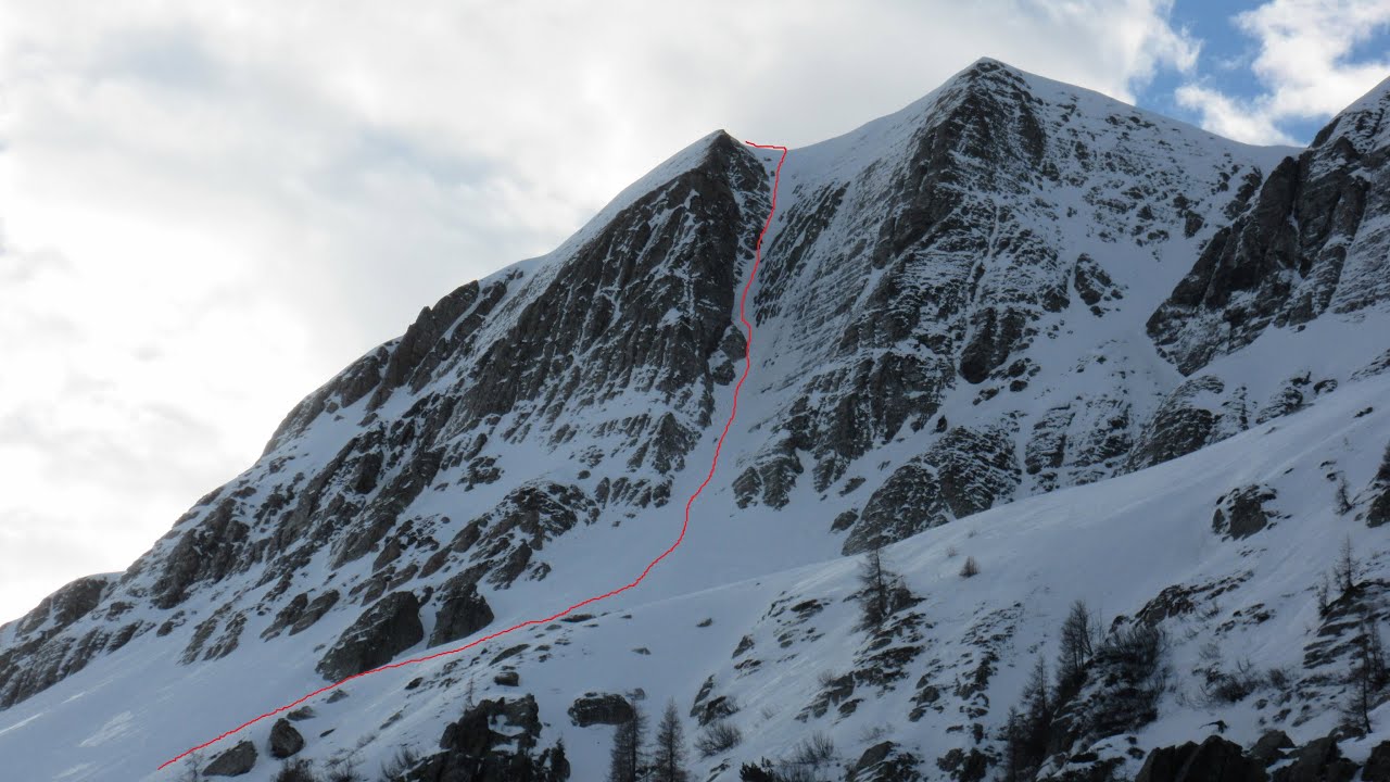 Canale nord pizzo Farno vetta Farno 2506 mt.