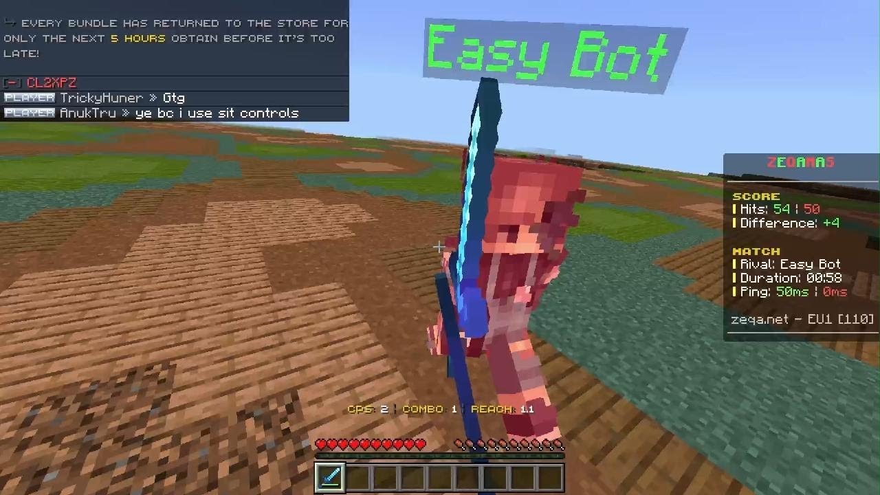 Destroying the ez bots in zeqa