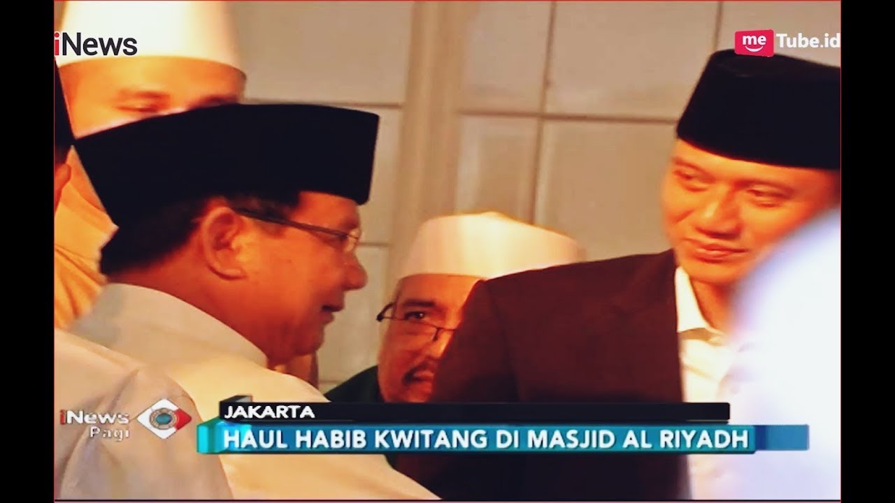 Prabowo dan AHY Hadiri Haul Habib Kwitang di Masjid Al-Riyadh - iNews Pagi 07/12