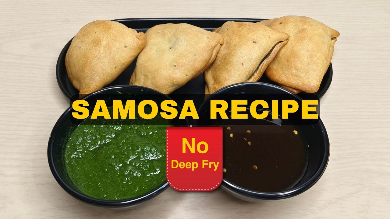 Samosa Recipe | No Deep Fry | Healthy & Guilt-Free Snack @saucywhisk
