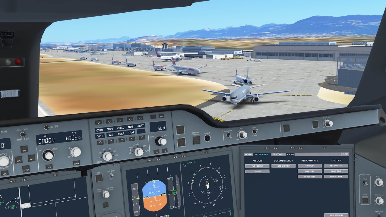 The Craziest Approach in Infinite Flight History | GENEVA, Switzerland | Qatar Airbus A350-900