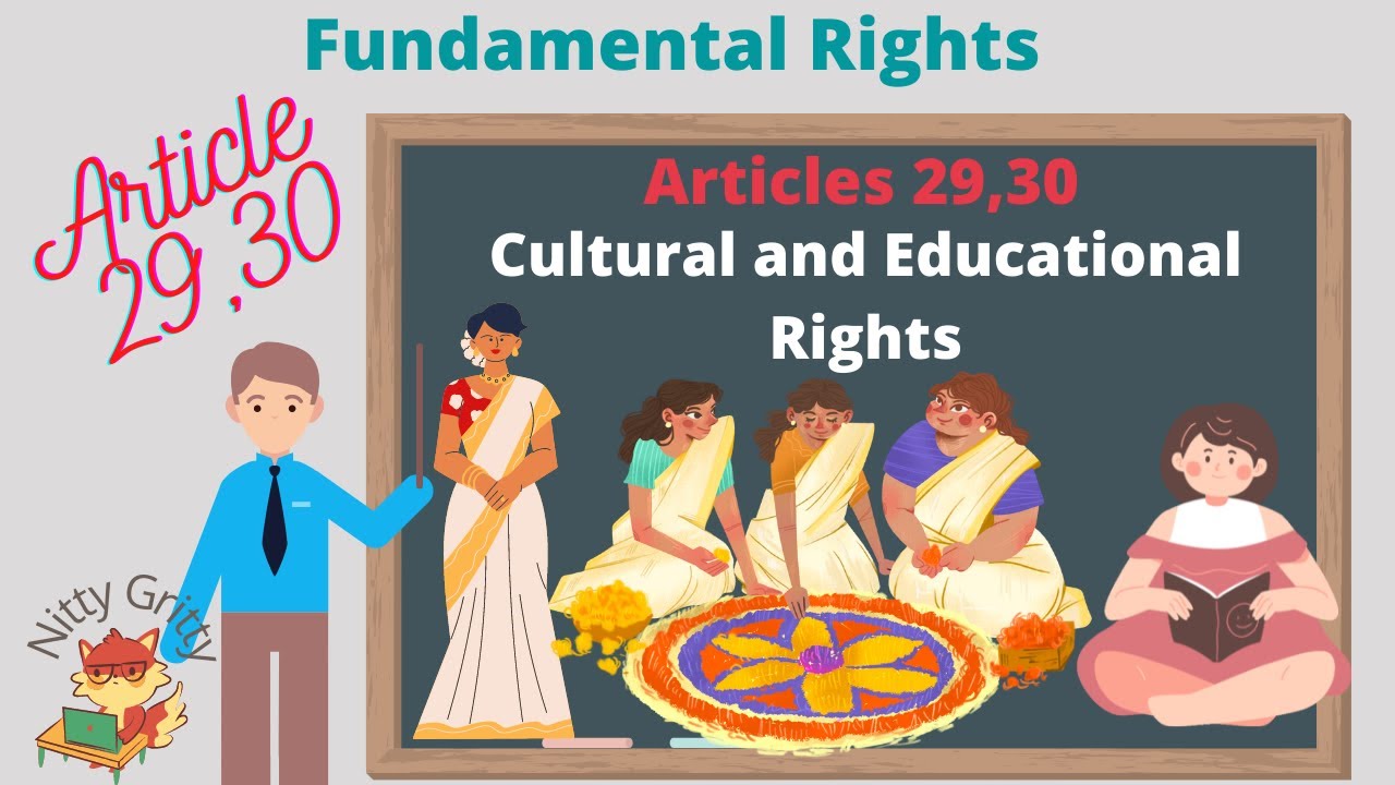 Articles 29,30 : Cultural and Educational Rights | UPSC Polity | Animated