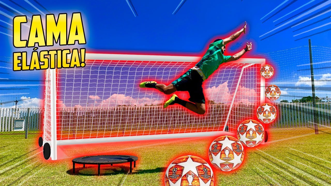 ELE MITOU MUITO DEFENDENDO COM A CAMA ELÁSTICA!!