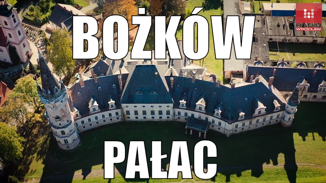 #Pałac #Bożków z drona przepiękny opuszczony pałac w Bożkowie Bozkow