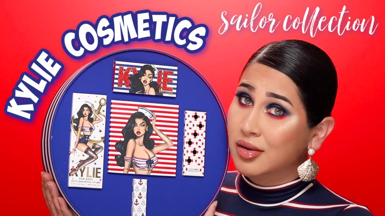 Kylie Cosmetics SAILOR COLLECTION review | Ashley Rosales
