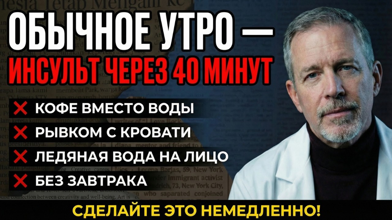 7 Утренних Привычек, Которые ГОТОВЯТ Вам ИНСУЛЬТ После 60 лет