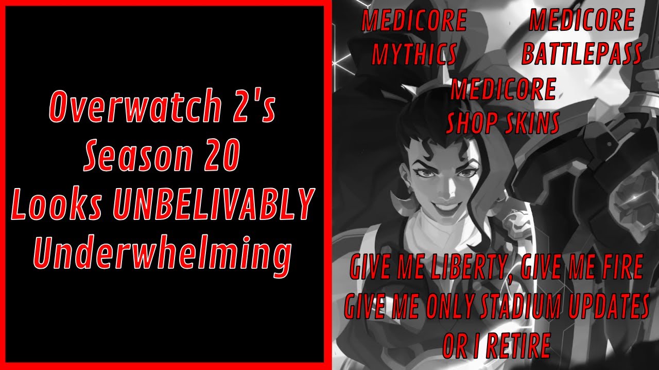 20-й сезон Overwatch 2 обещает быть на удивление скучным.