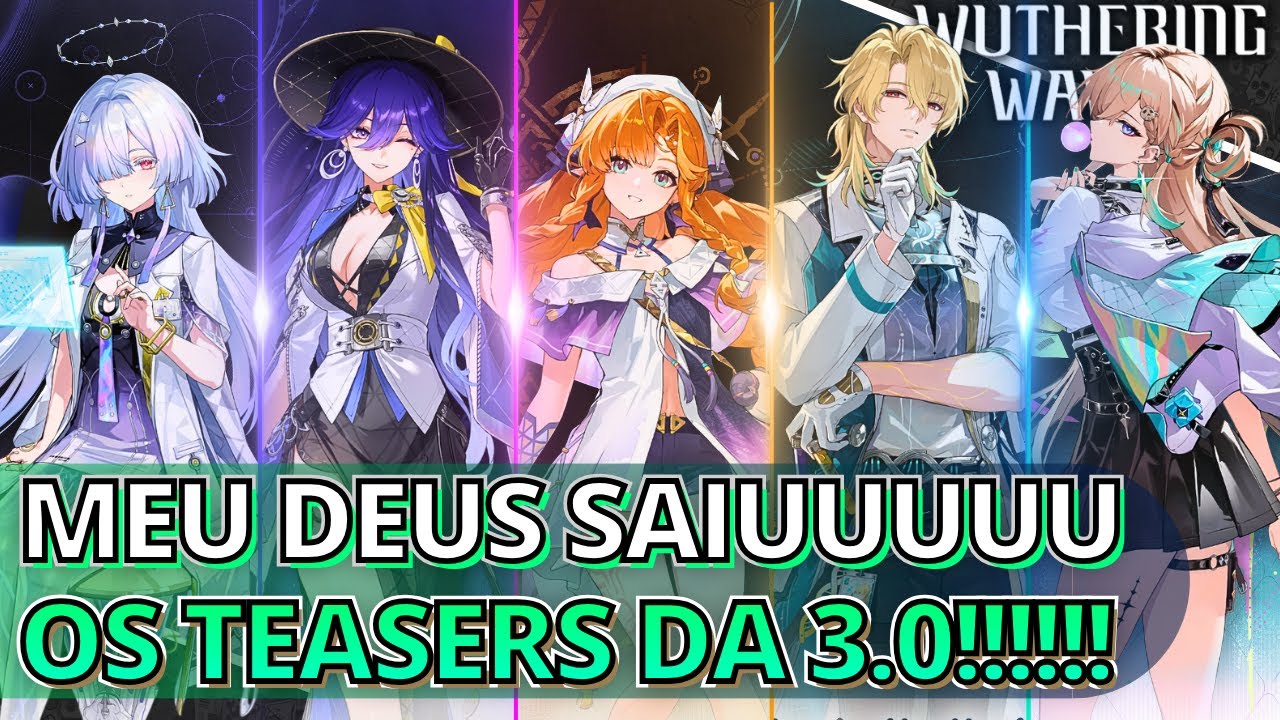 SAIU OS TEASERS E OS DRIP MARKETINGS DA 3.0!!! - REACT + ANÁLISE | Wuthering Waves PT-BR