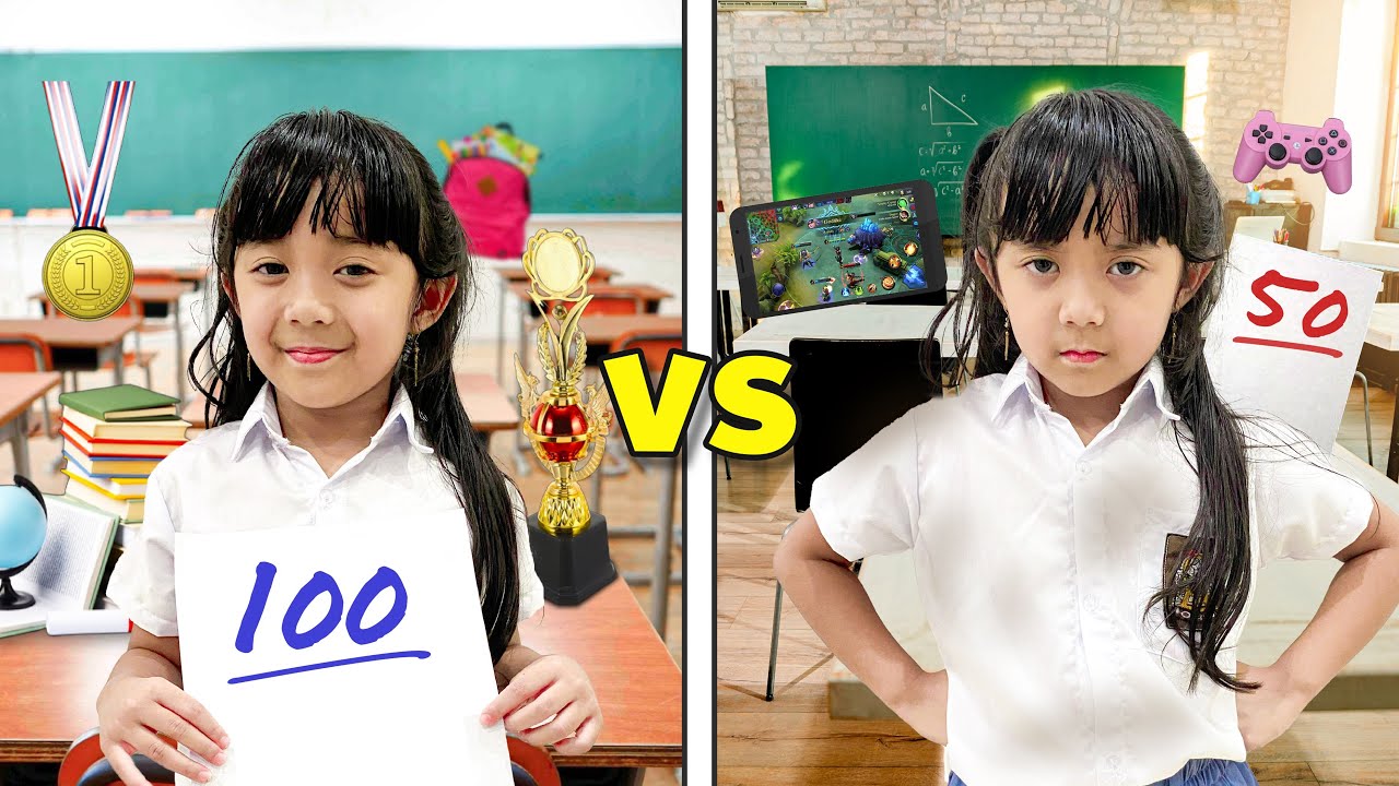 SAMANTHA SI ANAK RAJIN VS ANAK MALAS SEKOLAH 😱 KOMPILASI VIDEO #32