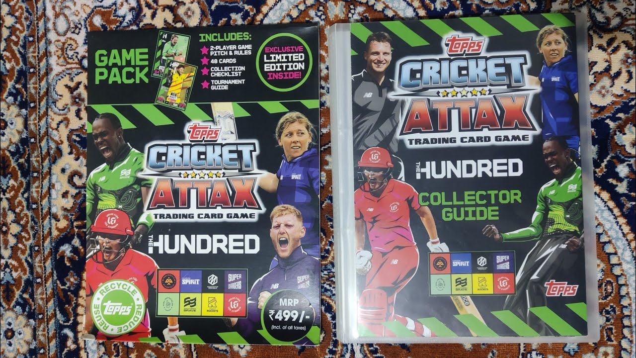 Cricket Attax The Hundred 2021 by Topps UK - Complete Set 💥