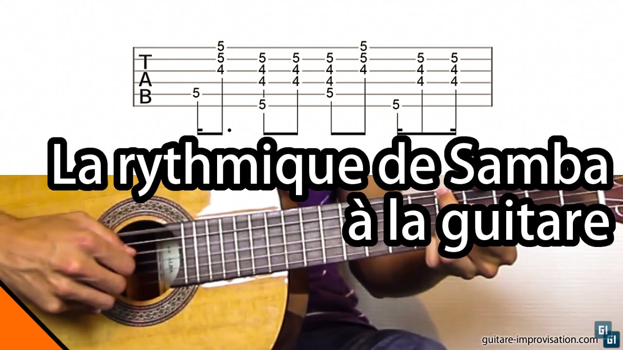 La rythmique de samba à la guitare