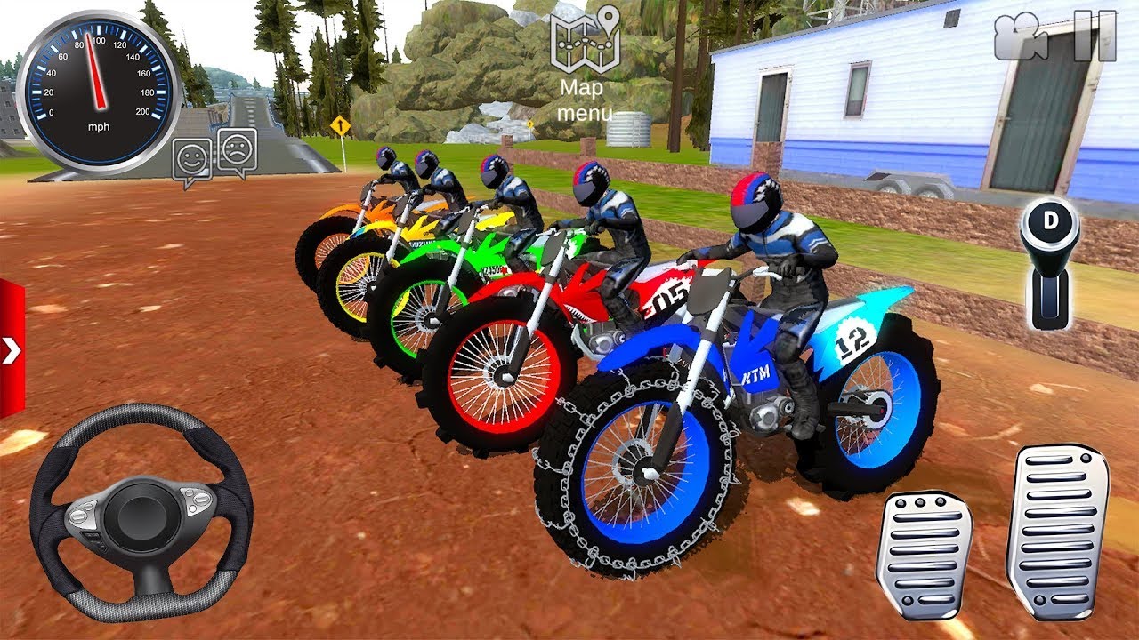 Impossible Bike Mega Ramp Driving Simulator #1 - Extreme Motocross Stunt Racer - Android Gameplay