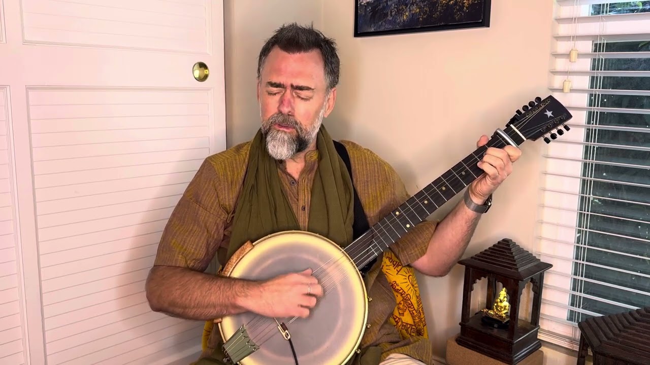 Śrī Hanumān Cālīsā Bhimpalāsi on Chikāri Banjo