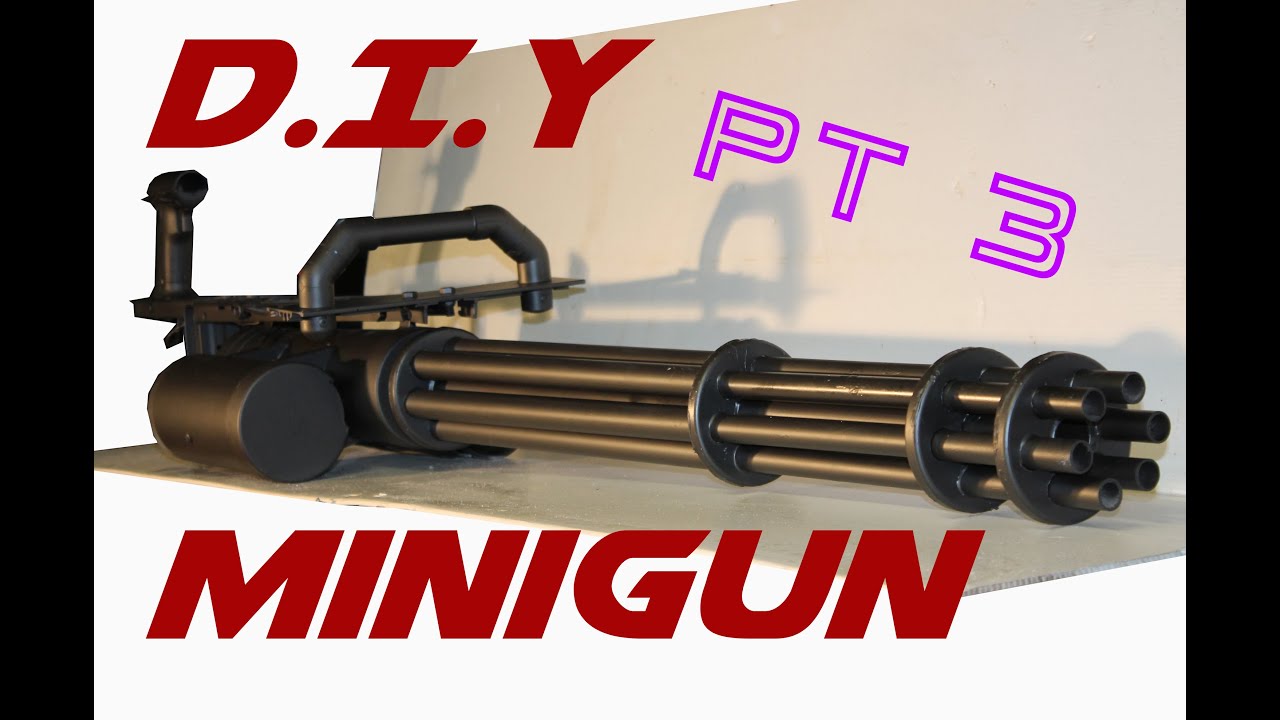 DIY Minigun tutorial. Part 3 - Aluminium body