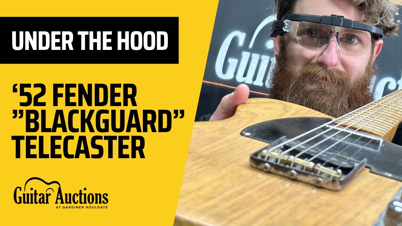 1952 Fender Telecaster “Blackguard” | Under The Hood | The Guitar Auction | March 2024