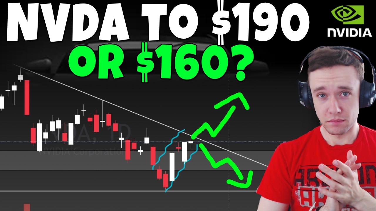 Акции NVDA - NVIDIA достигнет отметки в 190 или 160 долларов?