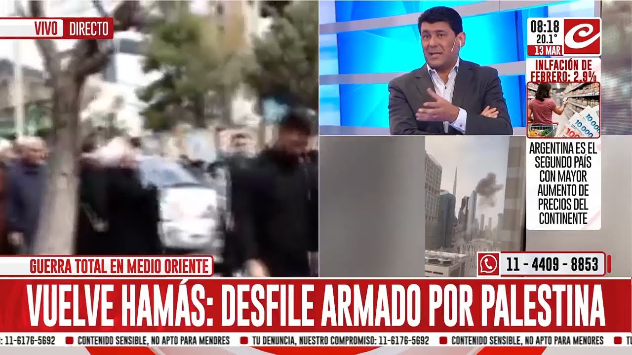 Guerra total en Medio Oriente: ataques a metros de una marcha masiva en Irán