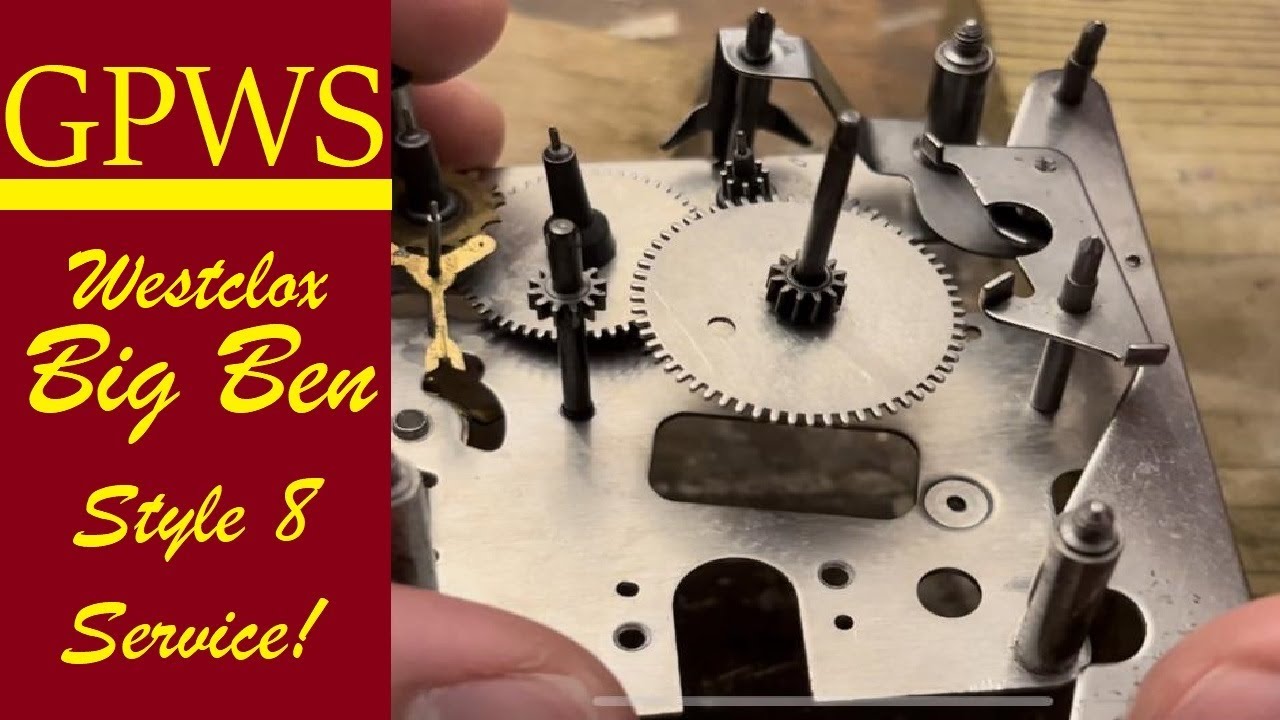 Westclox Big Ben Style 8 Single Key Service (Part 2)