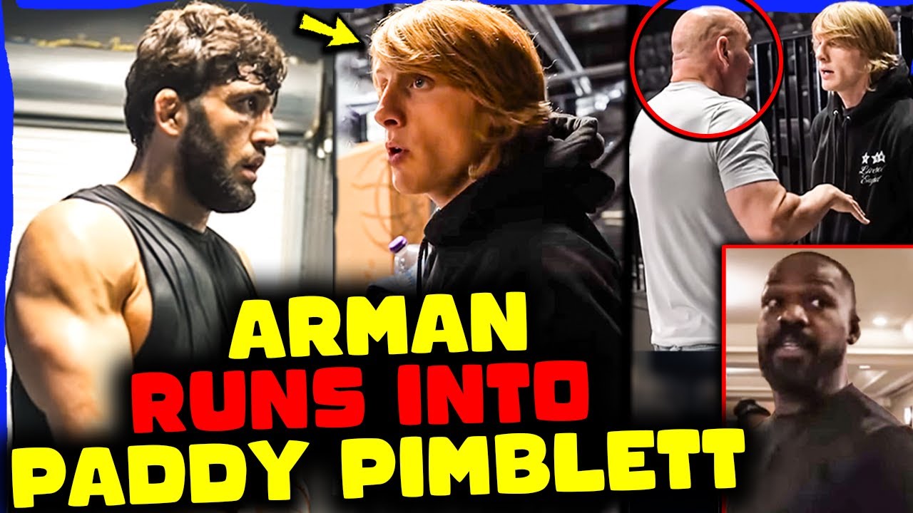 BREAKING! Arman Tsarukyan Gets Into ALTERCATION with Paddy Pimblett at UFC Fighter Hotel, Jon Jones!