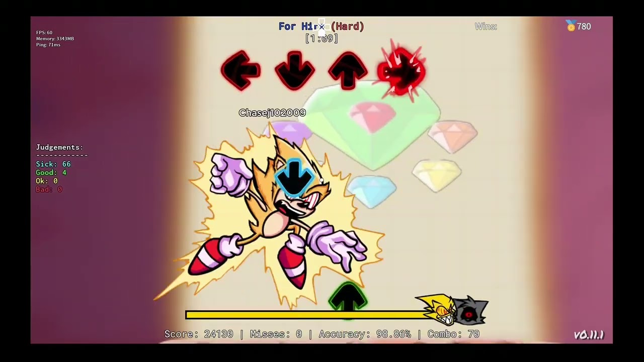 for hire but fleetway super sonic vs faker tails