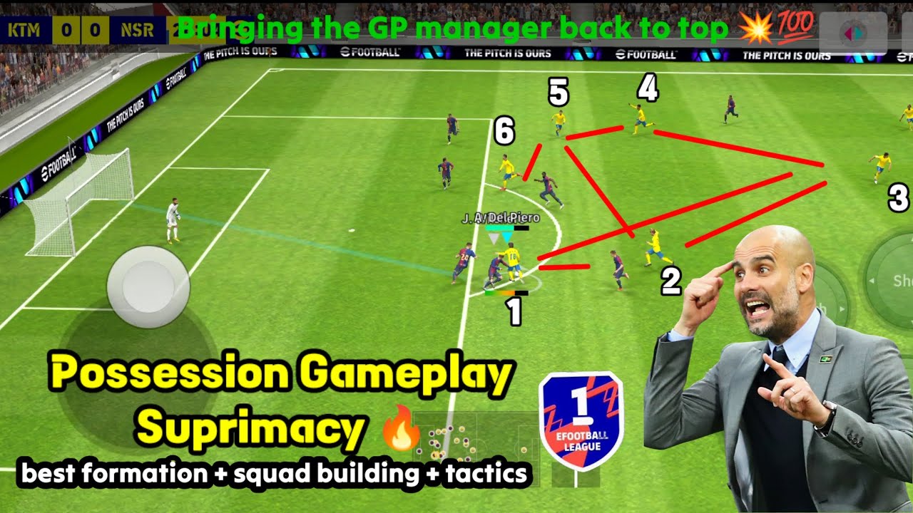 Top Strategies for Winning with Possession Tactics • Luis A. Roman Gameplay ✅• Best formation to use
