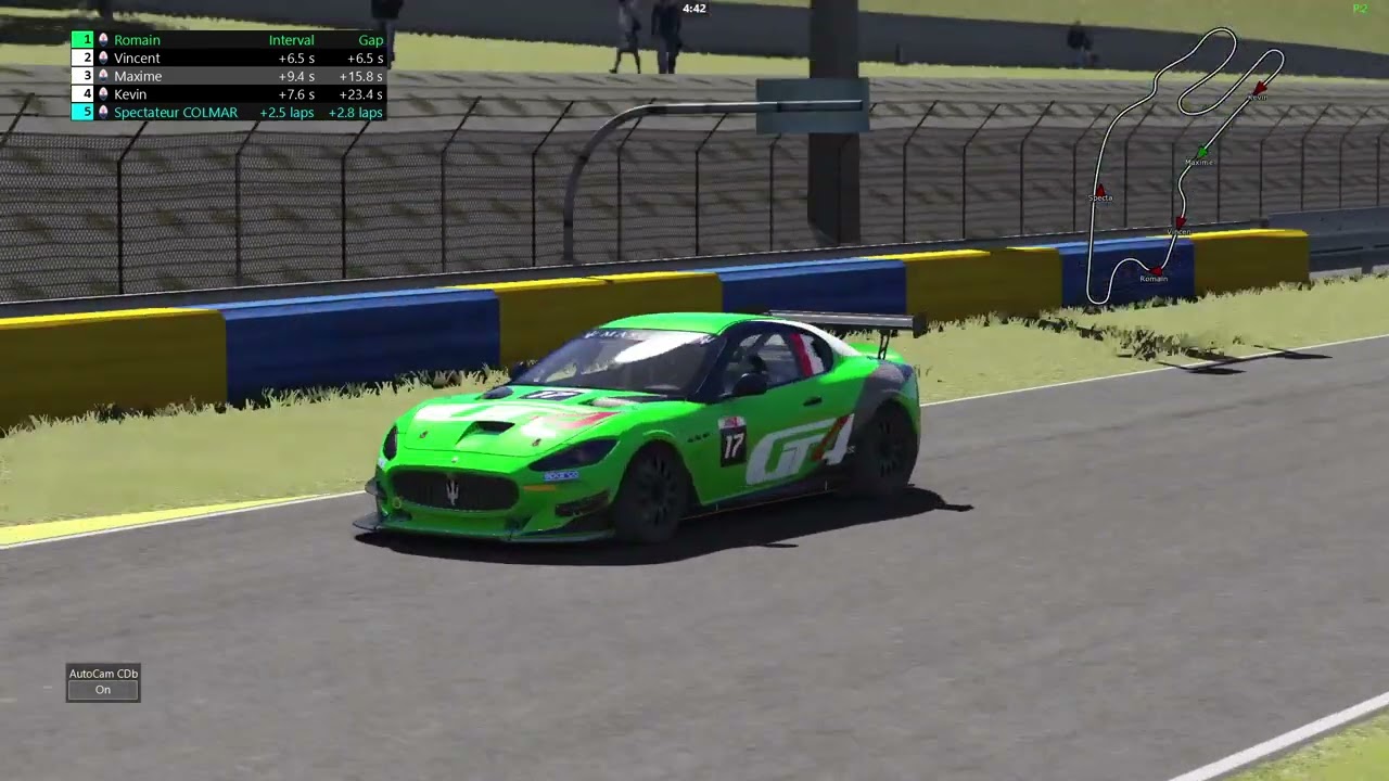 Legend Track - Session Max la menace - Course 3 - Maserati GT4 - Bugatti