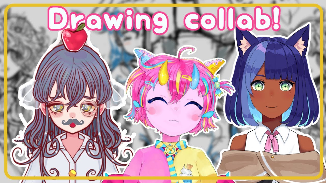 Drawing Collab! With with Tabi and Tamagosama!!【Vtuber】【COLLAB】