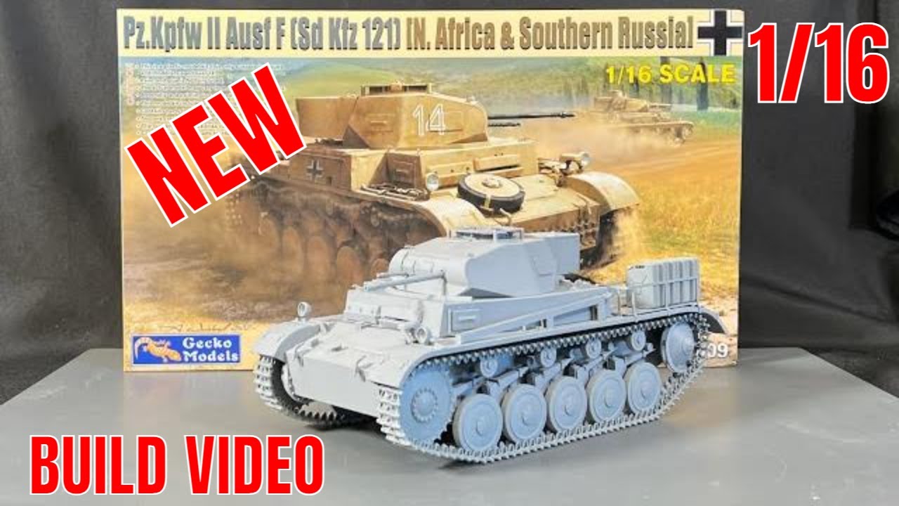 Complete Build  1/16 Gecko Models Panzer II ausf F