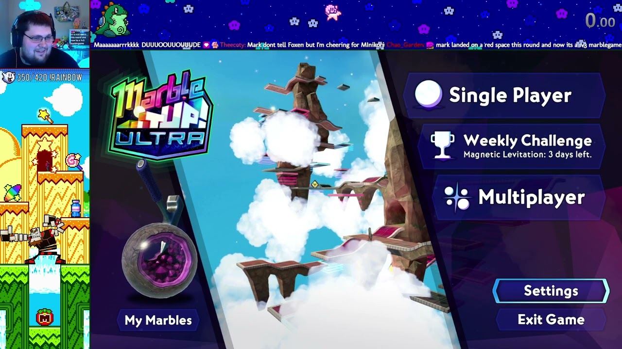 Marble it up ULTRA race with foxen simpleflips and minikori