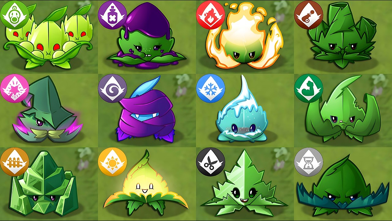 All MINT Plants Max Level! Vs PvZ 2 Zombies in PvZ 2 Mod Final Boss