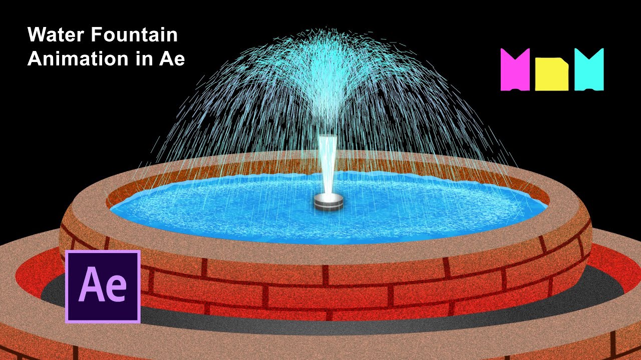Water Fountain Animation in After Effects | After Effects Tutorial