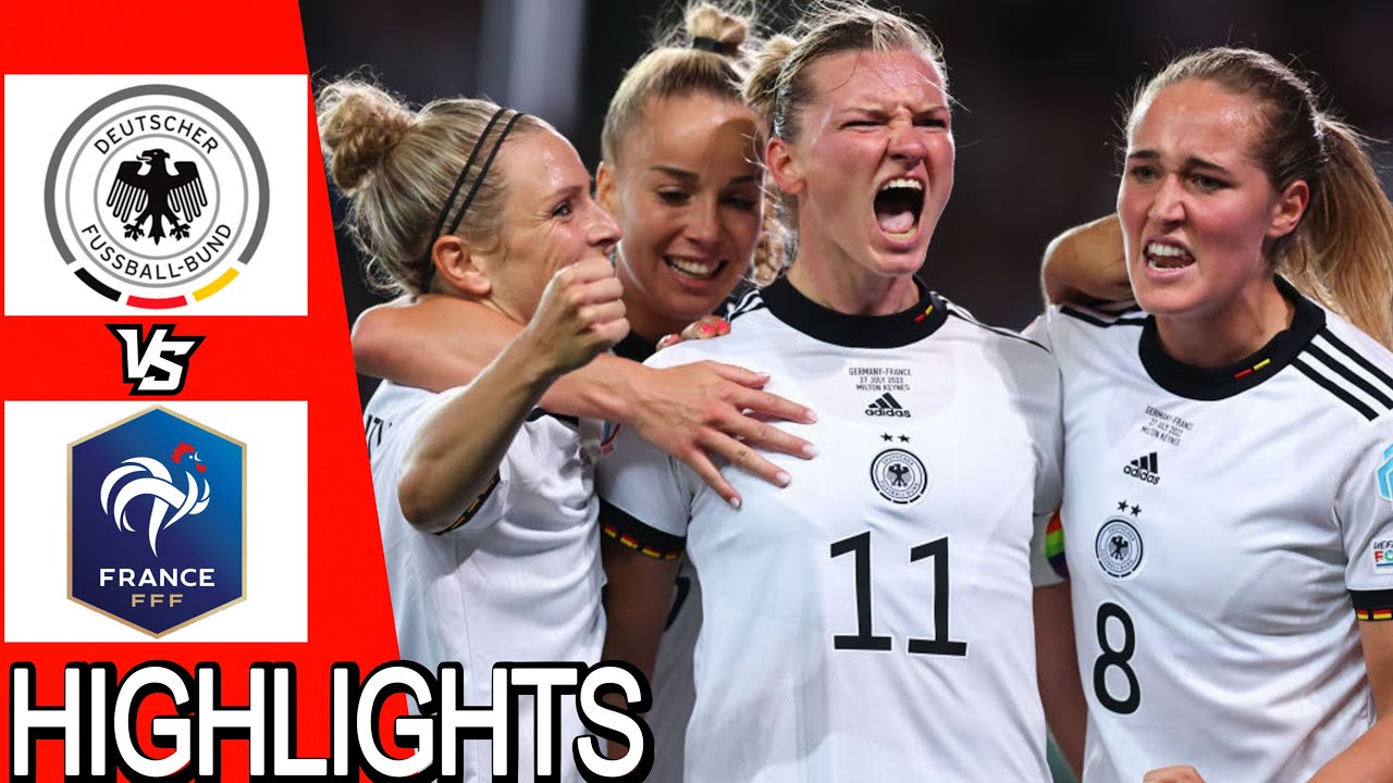 Germany vs France | Extended Highlights | Women's International Friendly | 7 October, 2022