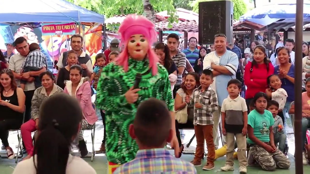 EL SHOW DEL LA BUBULUBUENA DEL PAYASO TALACHITAS EN SAN PEDRO CHOLULA