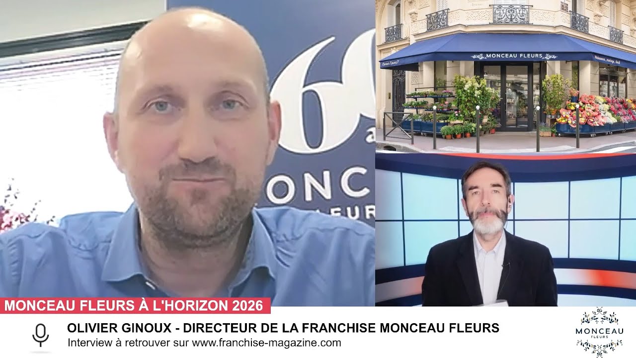 Olivier Ginoux, Directeur de la franchise Monceau Fleurs, nous dévoile l'histoire de l'enseigne