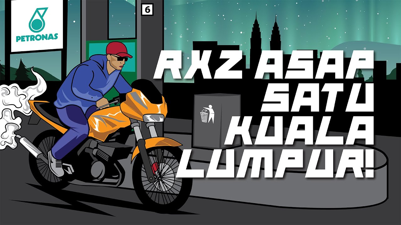 YAMAHA RXZ BIKIN SATU KL BERASAP! (GTA ROLEPLAY)